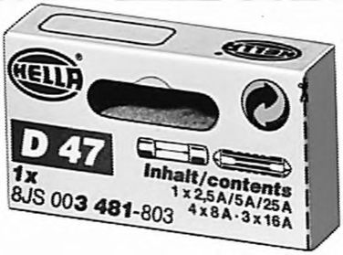 Hella 8JS 003 481-803 Комплект предохранителей - 2