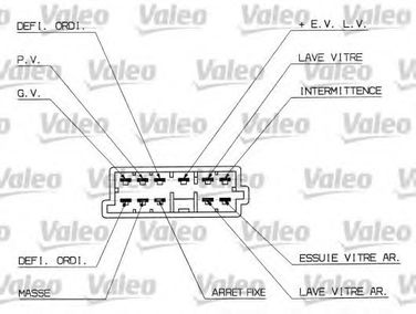 Valeo 251313 Блок переключателей на рулевой колонке - 2