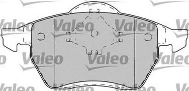 Valeo 598483 Колодки тормозные дисковые | перед | - 1