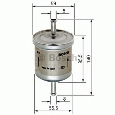 Bosch 0 450 905 002 Фильтр топливный - 1