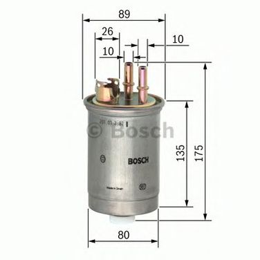 Bosch 0 450 906 357 Фильтр топливный - 1