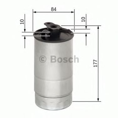 Bosch 0 450 906 451 Фильтр топливный - 1