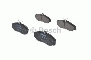 Bosch 0 986 424 204 Колодки тормозные дисковые | перед | - 1