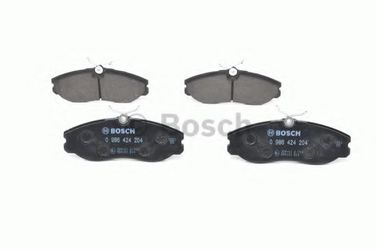 Bosch 0 986 424 204 Колодки тормозные дисковые | перед | - 3