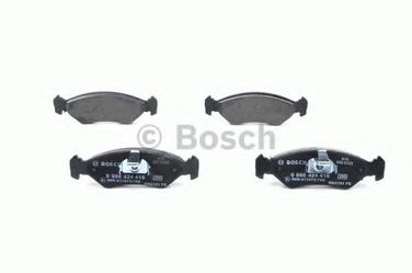 Bosch 0 986 424 416 Колодки тормозные дисковые | перед | - 3