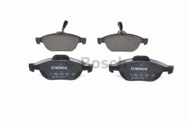 Bosch 0 986 424 507 Колодки тормозные дисковые | перед | - 5