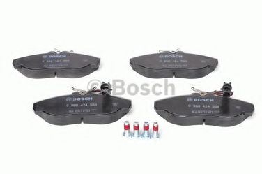 Bosch 0 986 424 556 Колодки тормозные дисковые | перед | - 2