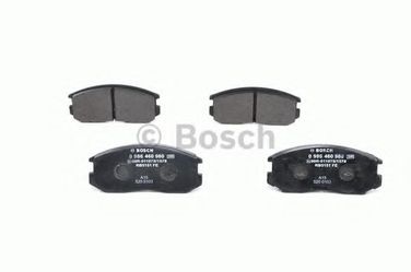 Bosch 0 986 460 980 Колодки тормозные дисковые | перед | - 3
