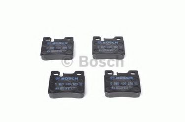 Bosch 0 986 490 260 Колодки тормозные дисковые | зад | - 2
