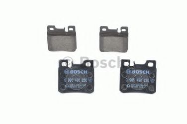 Bosch 0 986 490 260 Колодки тормозные дисковые | зад | - 3