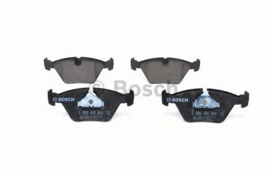 Bosch 0 986 490 640 Колодки тормозные дисковые | перед | - 3