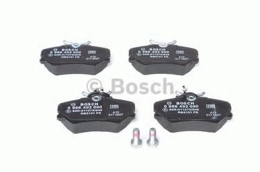Bosch 0 986 492 090 Колодки тормозные дисковые | перед | - 3