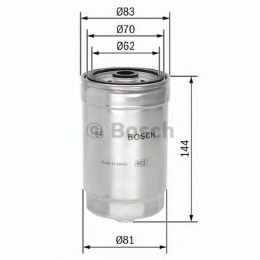 Bosch 1 457 434 314 Фильтр топливный - 1