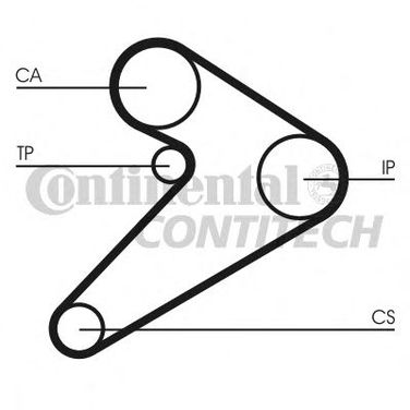Contitech CT517 Ремень ГРМ - 1