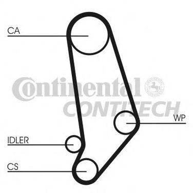 Contitech CT539K1 Комплект ремня ГРМ - 1