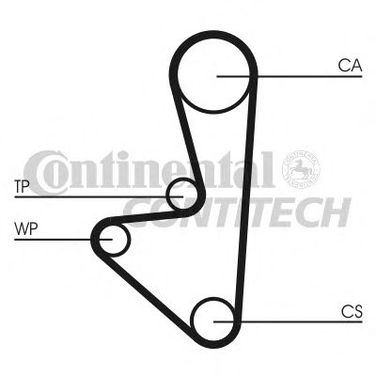 Contitech CT607K1 Комплект ремня ГРМ - 1