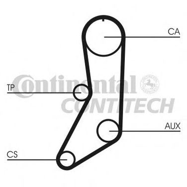Contitech CT643K1 Комплект ремня ГРМ - 1