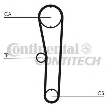 Contitech CT680 Ремень ГРМ - 2