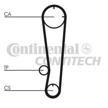 Contitech CT738K2 Комплект ремня ГРМ - 1