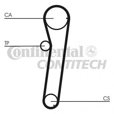 Contitech CT739 Ремень ГРМ - 1