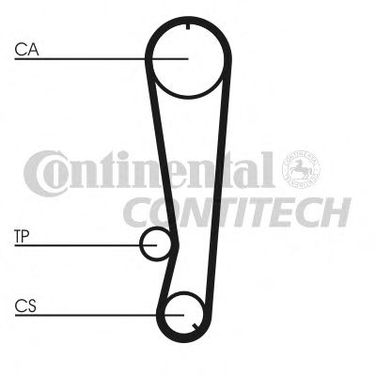 Contitech CT788 Ремень ГРМ - 1