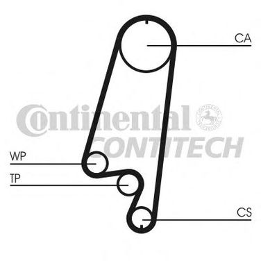 Contitech CT866K1 Комплект ремня ГРМ - 1