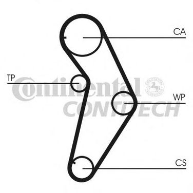 Contitech CT927K1 Комплект ремня ГРМ - 1