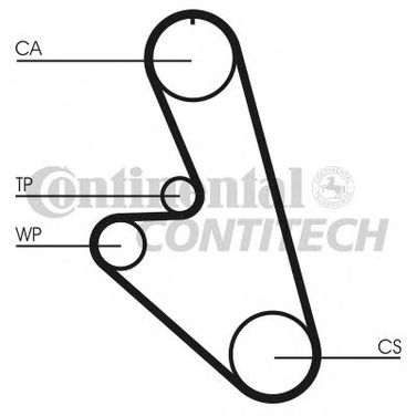 Contitech CT959 Ремень ГРМ - 1