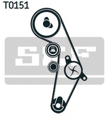 SKF VKMA 01018 Комплект ремня ГРМ - 1