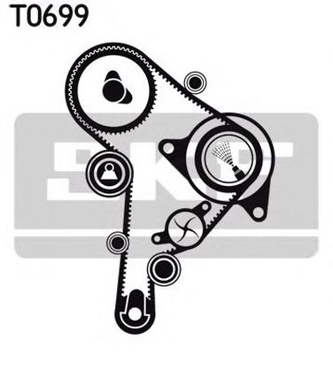 SKF VKMA 01251 Комплект ремня ГРМ - 1