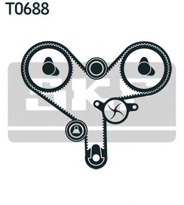 SKF VKMA 91304 Комплект ремня ГРМ - 1