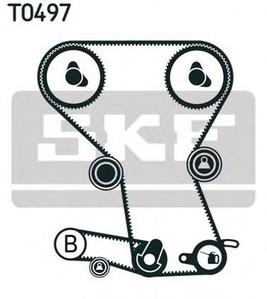 SKF VKMA 95023 Комплект ремня ГРМ - 1