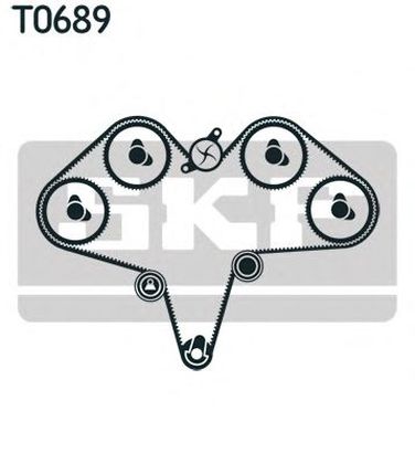 SKF VKMA 95039 Комплект ремня ГРМ - 1