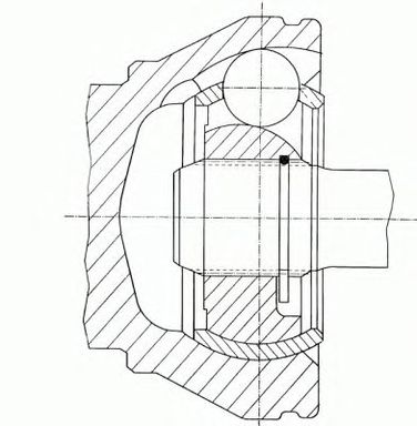 GKN-Lobro 302170 Шрус внешний | перед | - 2