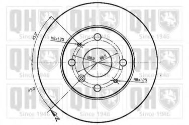 Quinton Hazell BDC4276 Диск тормозной - 2