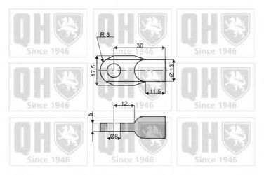 Quinton Hazell QTS128074 Амортизатор крышки багажника - 3