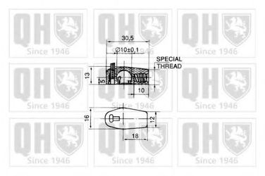 Quinton Hazell QTS128108 Амортизатор крышки багажника - 2