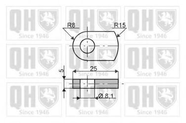Quinton Hazell QTS128207 Амортизатор крышки багажника - 2