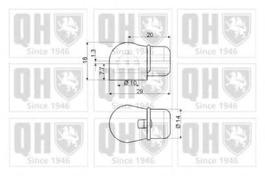 Quinton Hazell QTS128457 Амортизатор крышки багажника - 2