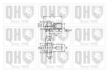 Quinton Hazell QTS128570 Амортизатор крышки багажника - 2