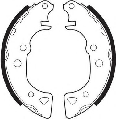 Ferodo FSB232 Колодки тормозные барабанные | зад | - 1