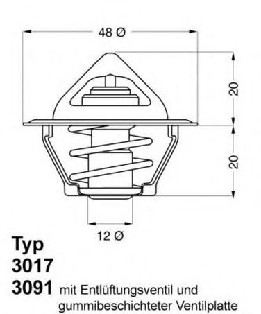Wahler 3017.87D2 Термостат - 1