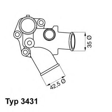 Wahler 3431.80D Термостат - 1