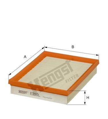 Hengst E250L Фильтр воздушный - 2