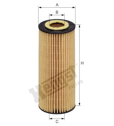 Hengst E28H01 D26 Фильтр масляный - 2