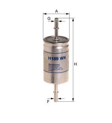 Hengst H189WK Фильтр топливный - 2