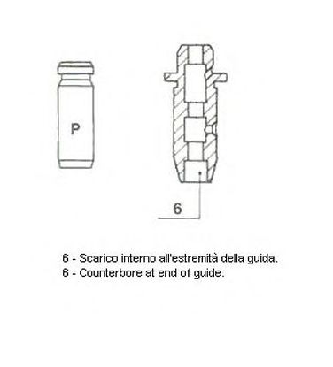 Metelli 01-2546 Направляющая втулка клапана - 2