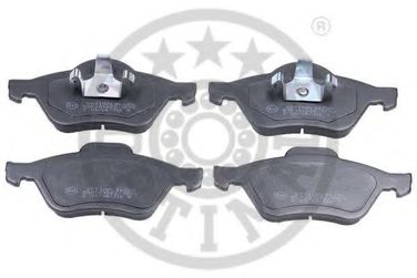Optimal 96200 Колодки тормозные дисковые| перед | - 1
