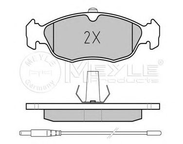 Meyle 025 218 2717 Колодки тормозные дисковые | перед | - 2