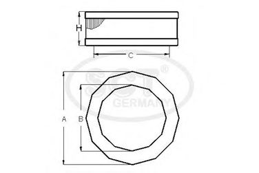 SCT Germany SB 212 Фильтр воздушный - 2
